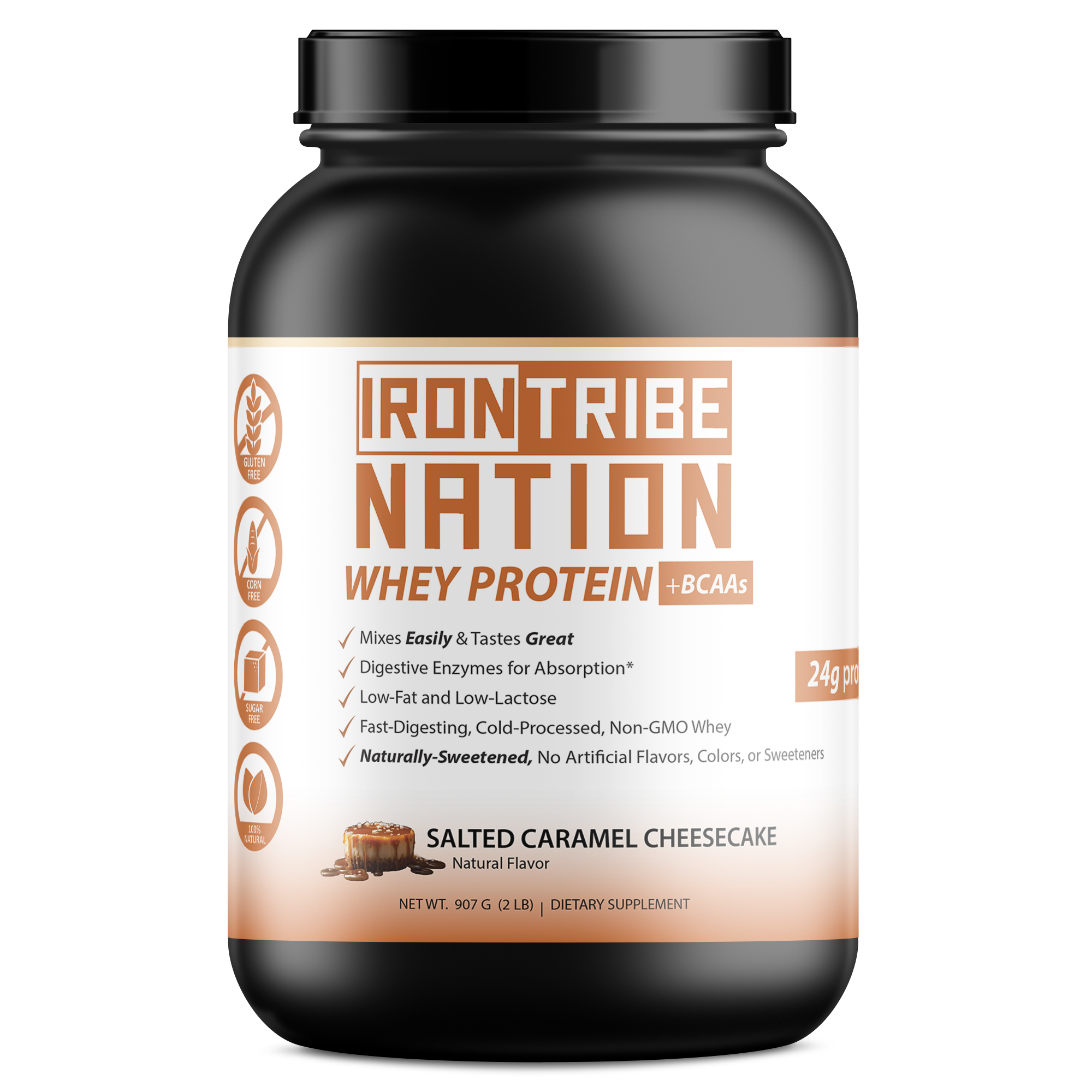 2lb Salted Caramel Cheesecake Whey Protein Powder