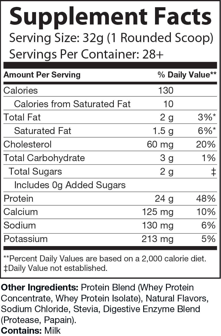 2lb Salted Caramel Cheesecake Whey Protein Powder