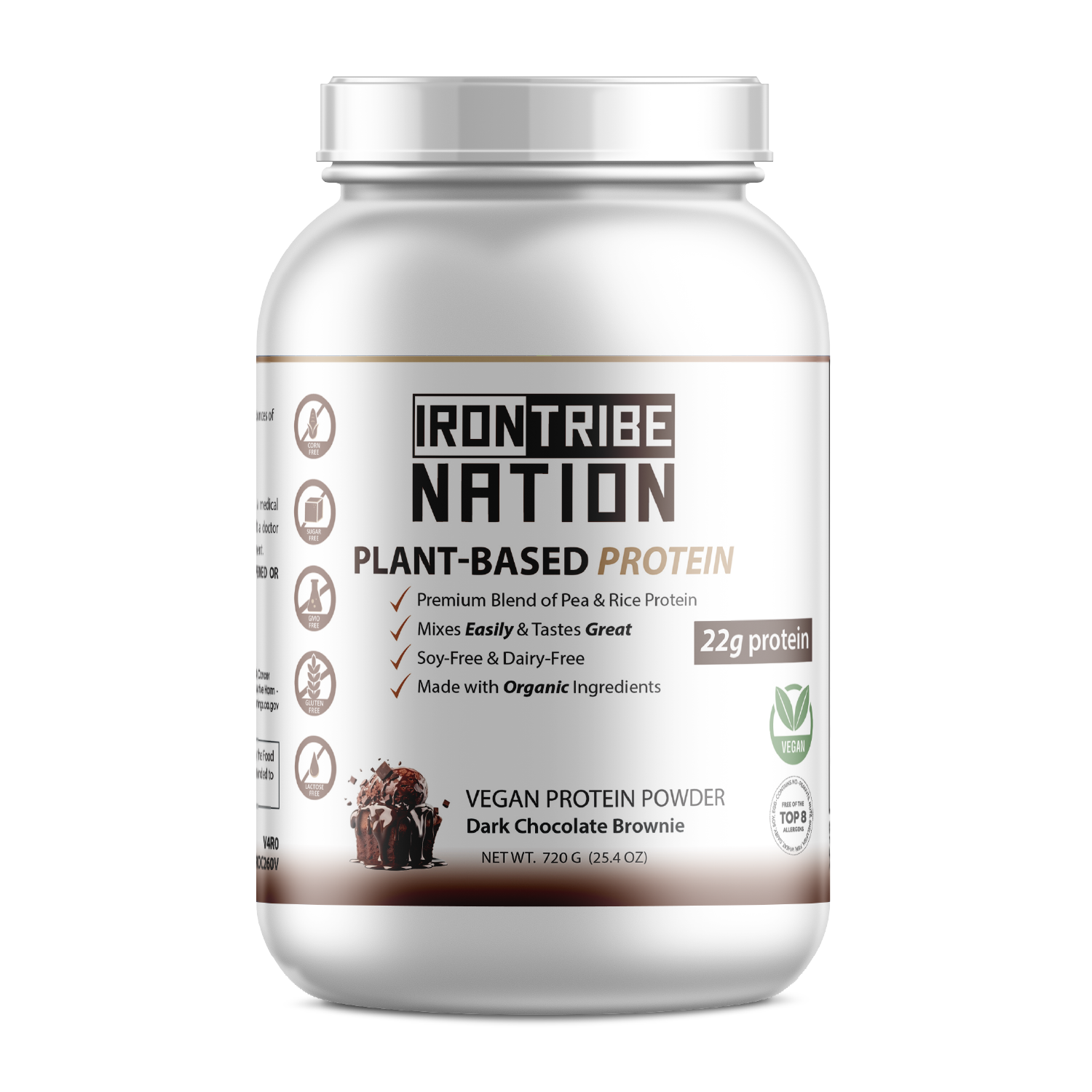 Dark Chocolate Brownie Vegan Protein